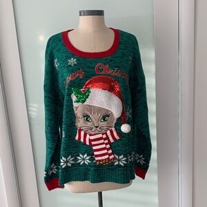Blizzard Bay Festive Christmas Sweater, NWT, size XL